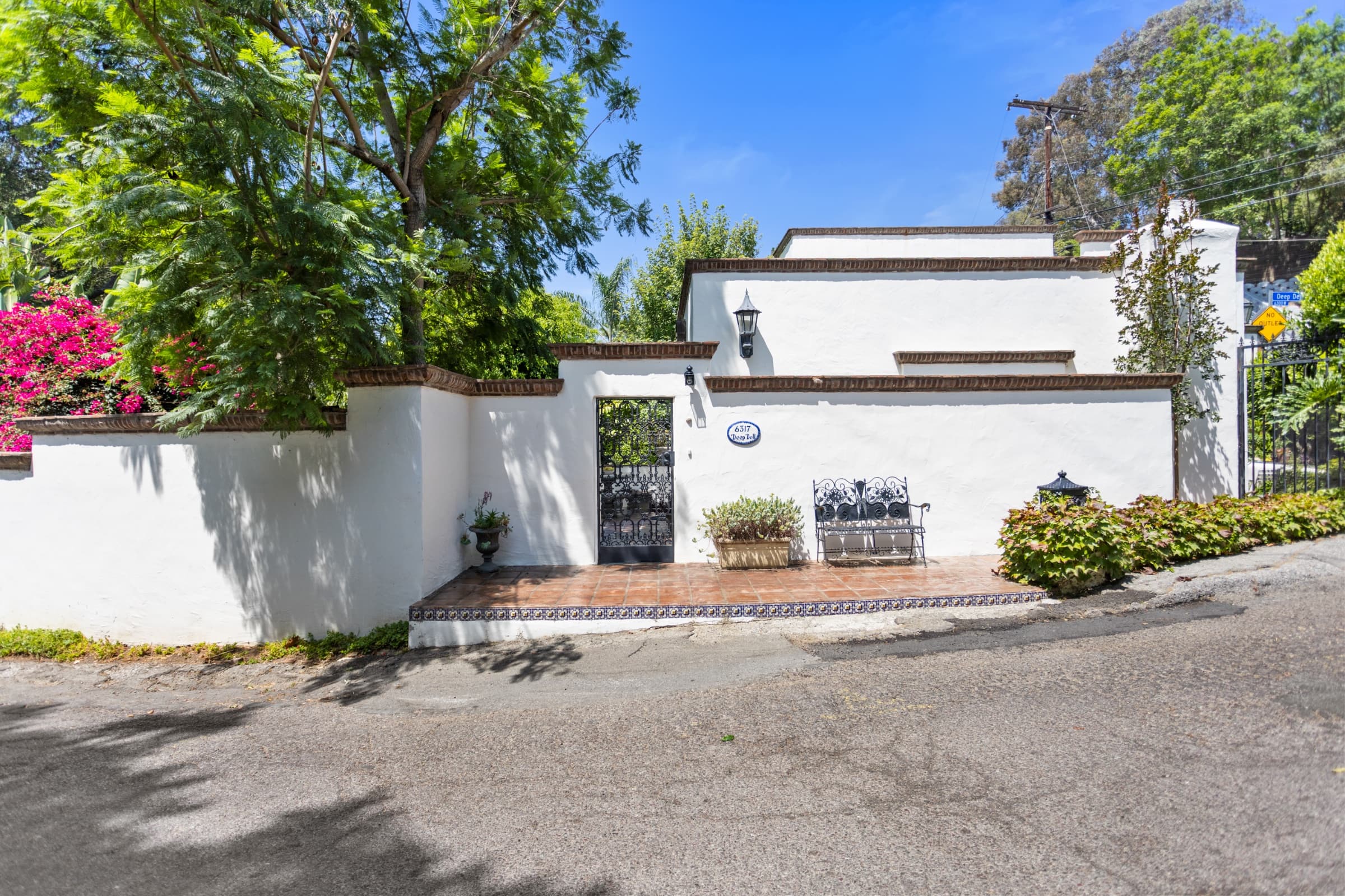 Gated Spanish Villa on a Rare Double Lot in the coveted Hollywood Dell!