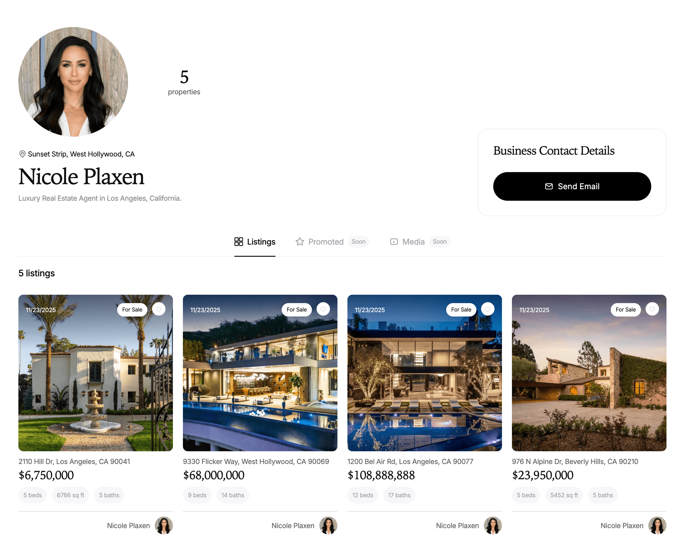 Partner profile example - Nicole Plaxen