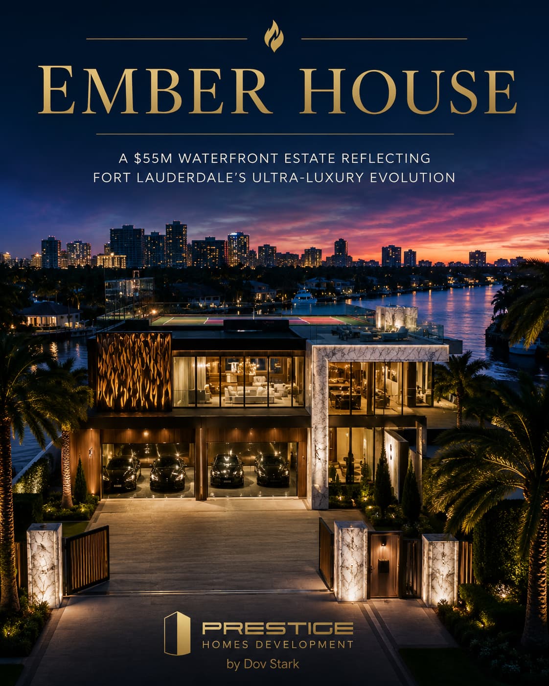 Ember House: A $55M Waterfront Estate Reflecting Fort Lauderdale’s Ultra-Luxury Evolution