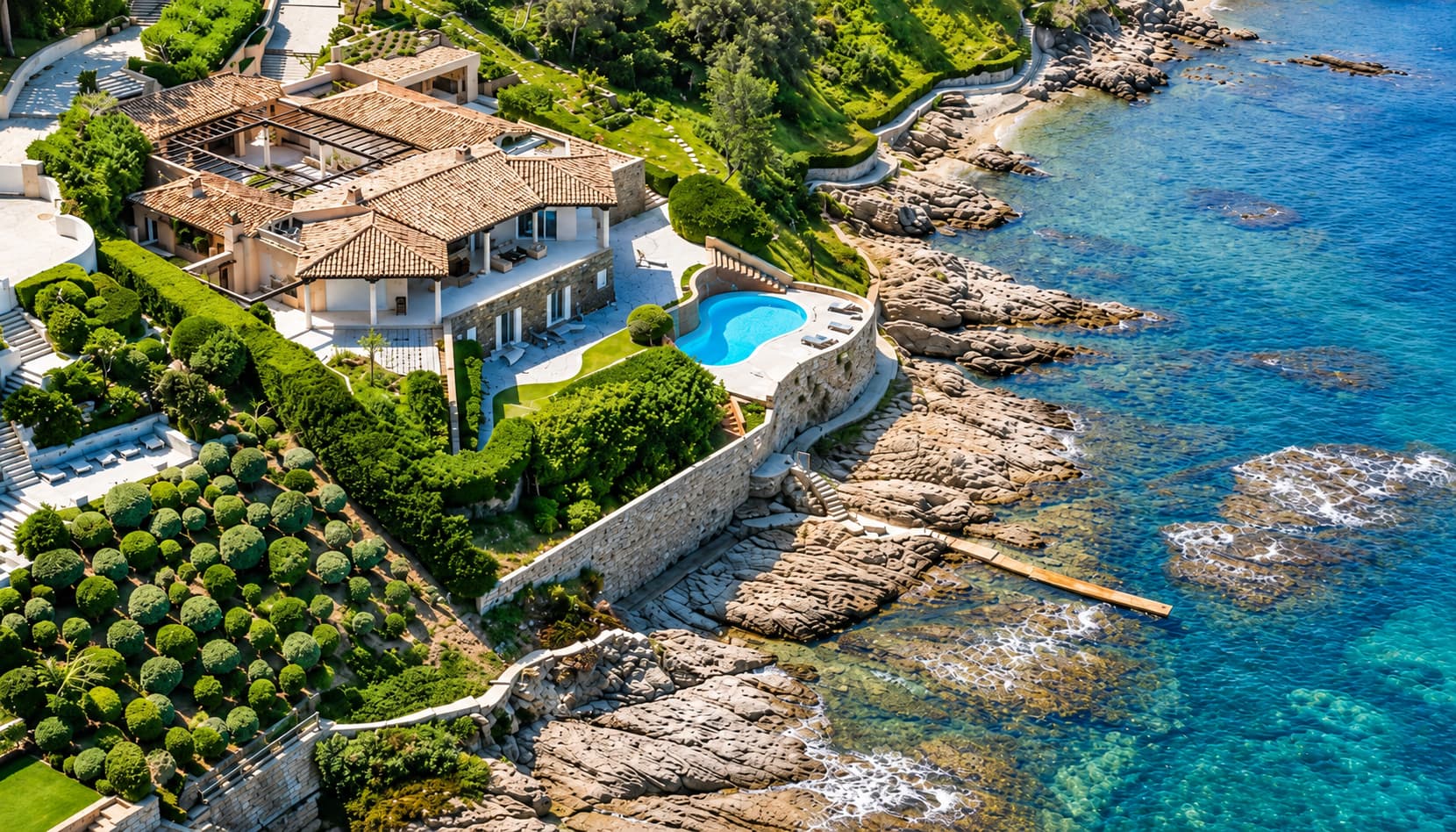 Exclusive Waterfront Estate Le Parc De Saint Tropez Panoramic Gulf Views