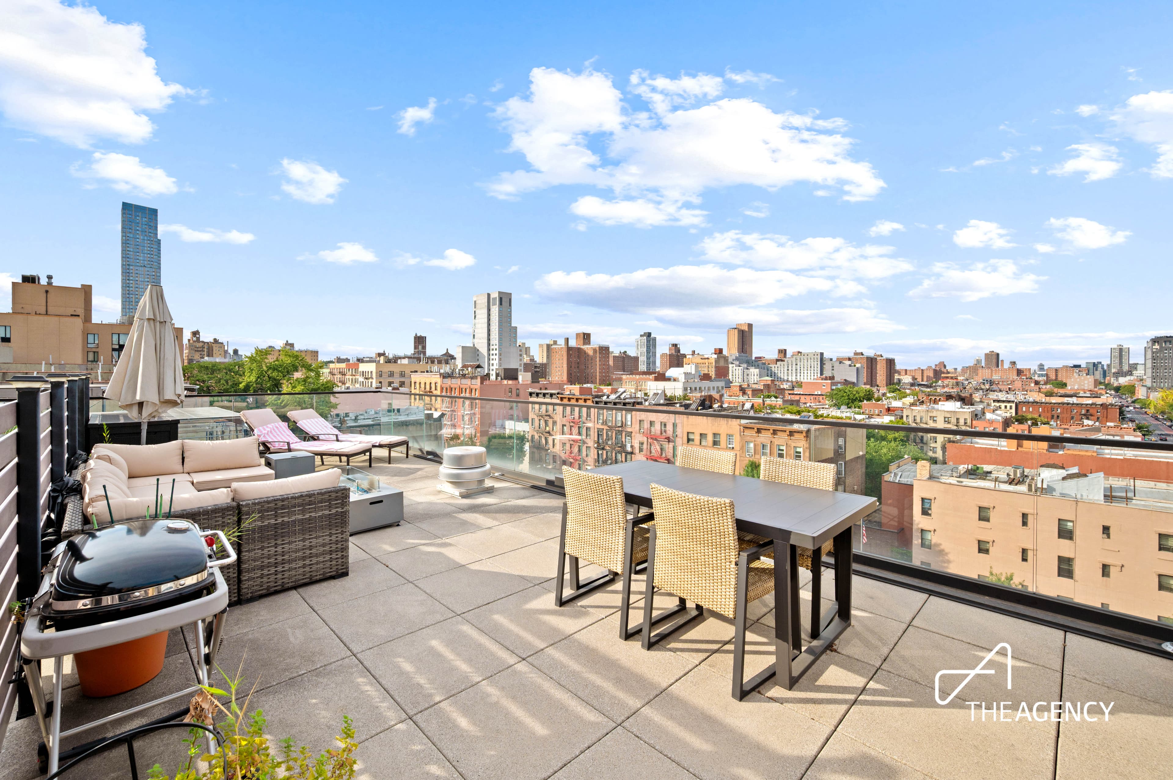 NYC Penthouse with Rooftop Terrace and Balcony