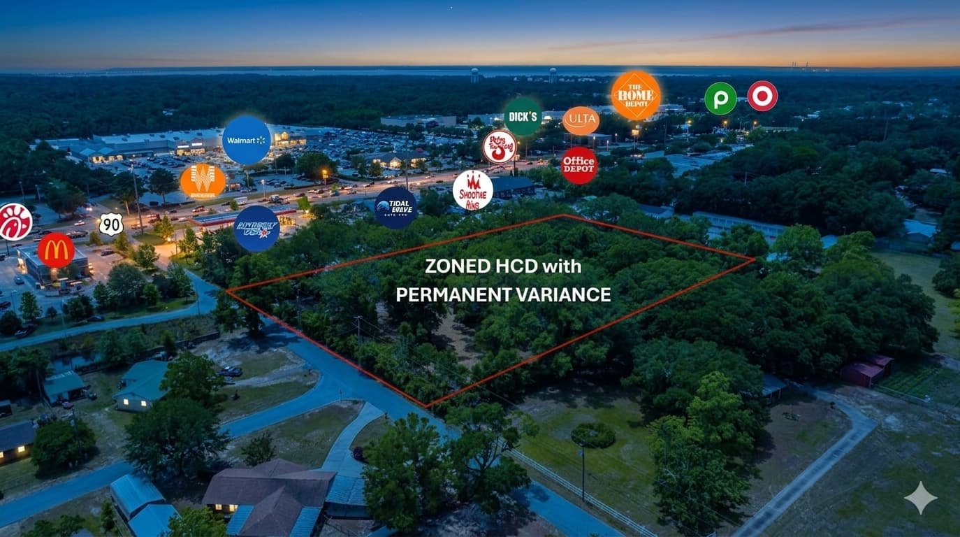 2.2 Acres Commercial Lot Mixed Use, 100% Seller Financing!