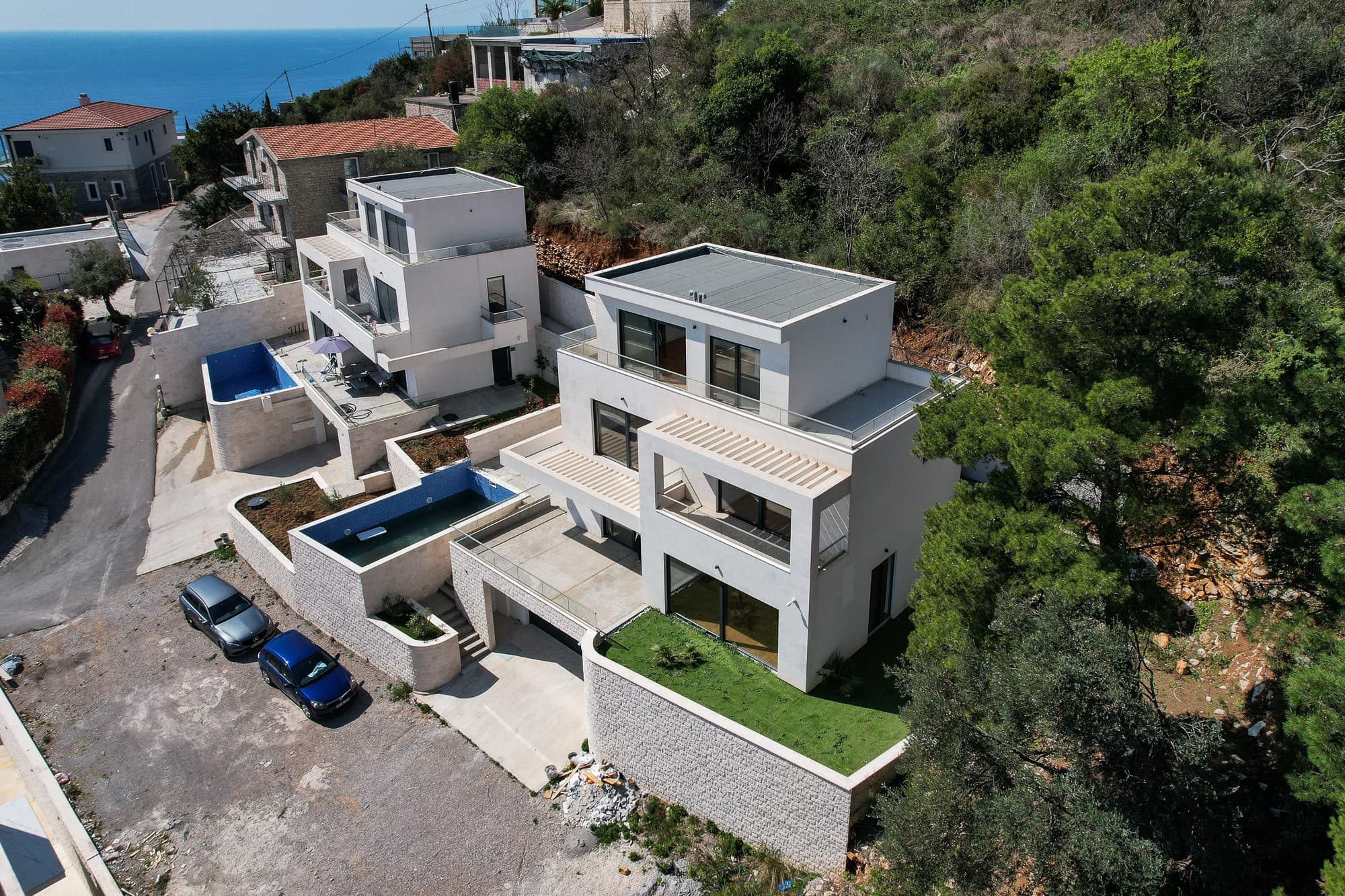 Luxury Newly Built Villa with Panoramic Sea Views – Budva