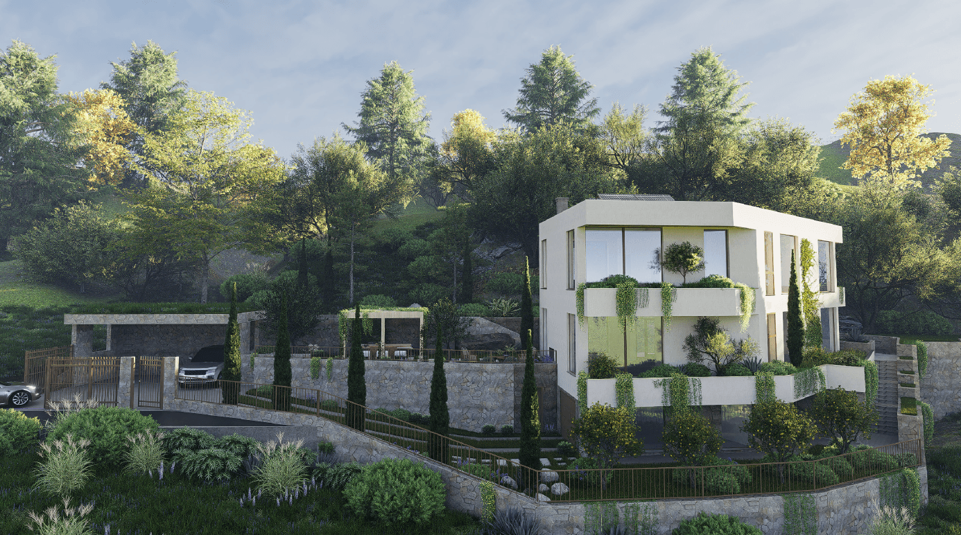 Luxury villa with panoramic views over Porto Montenegro