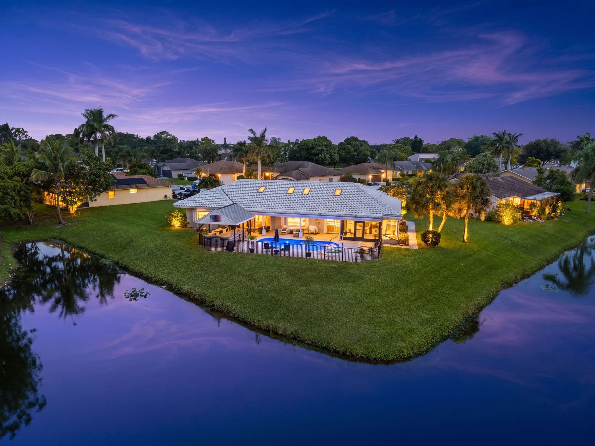 Royal Palm Beach Home with Water View and Pool
