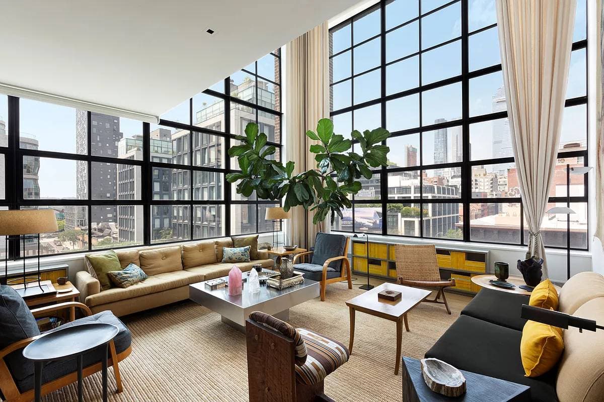 Studio Mellone's Personal NYC Residence | Dramatic Duplex Living