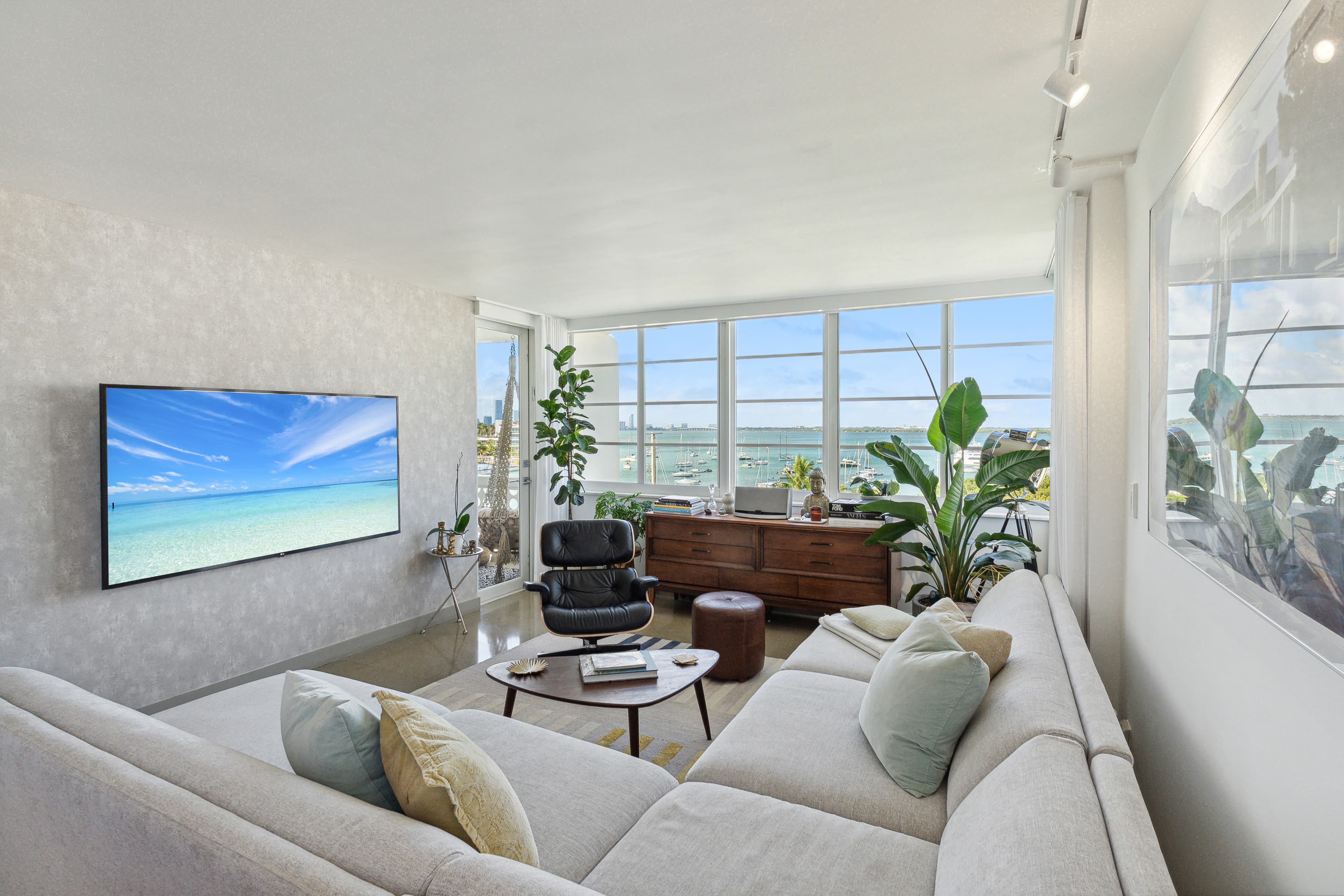 Prime Miami Beach Condo with Panoramic Water Views
