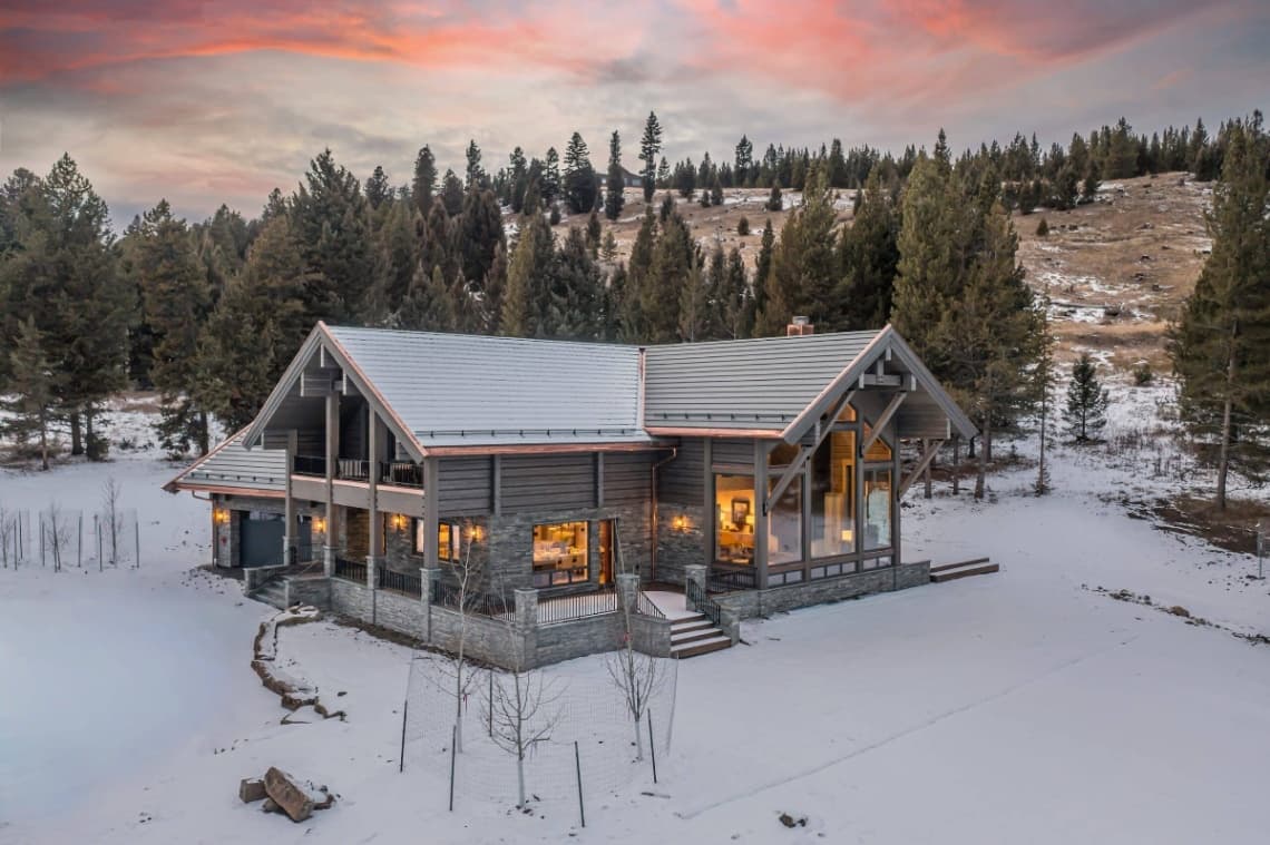 Luxury Mountain Home in Big Sky, Montana