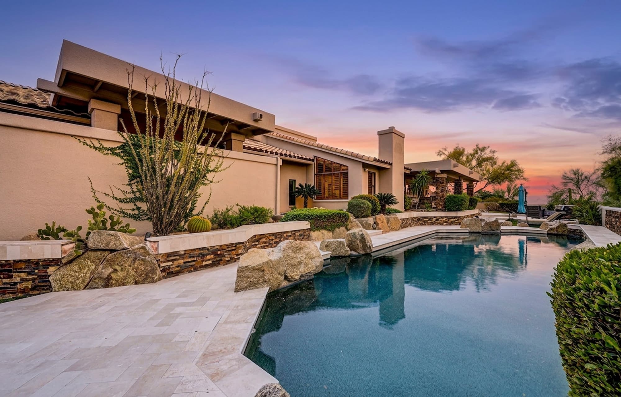 Scottsdale Modern Desert Contemporary with Views, Relaxation & Golf
