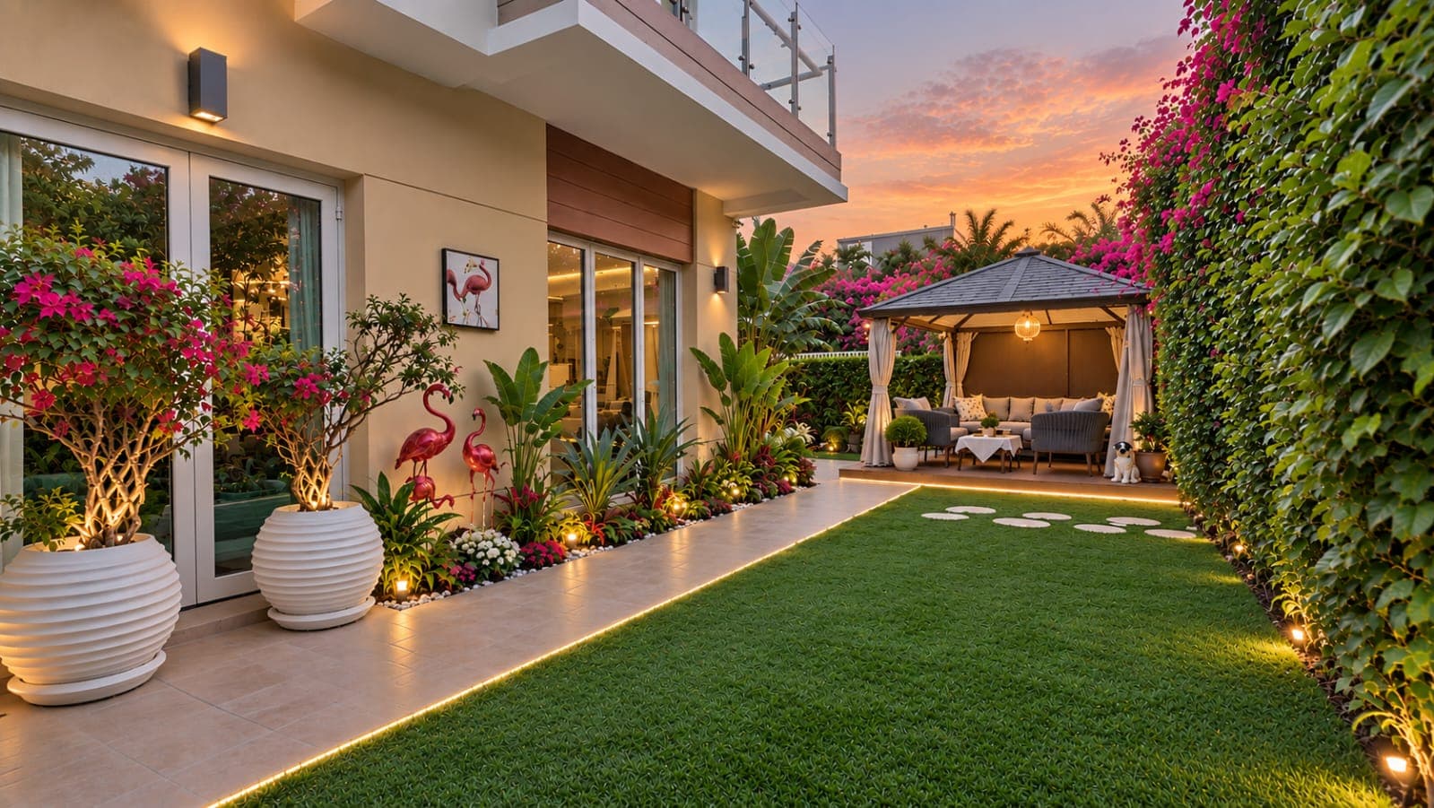 4-bedroom villa with en-suite bathrooms