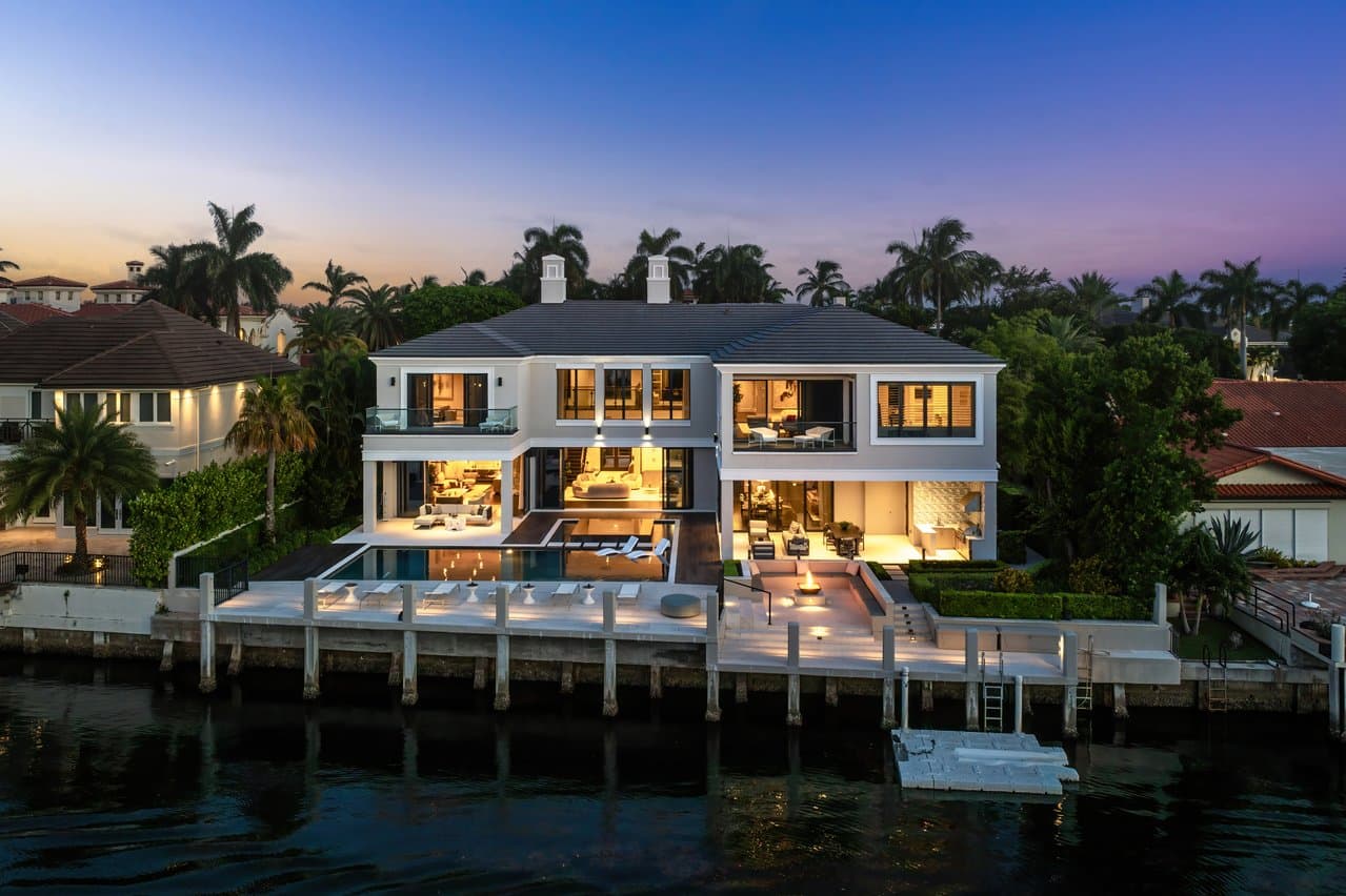 Exquisite Boca Raton Waterfront Estate with Private Dock