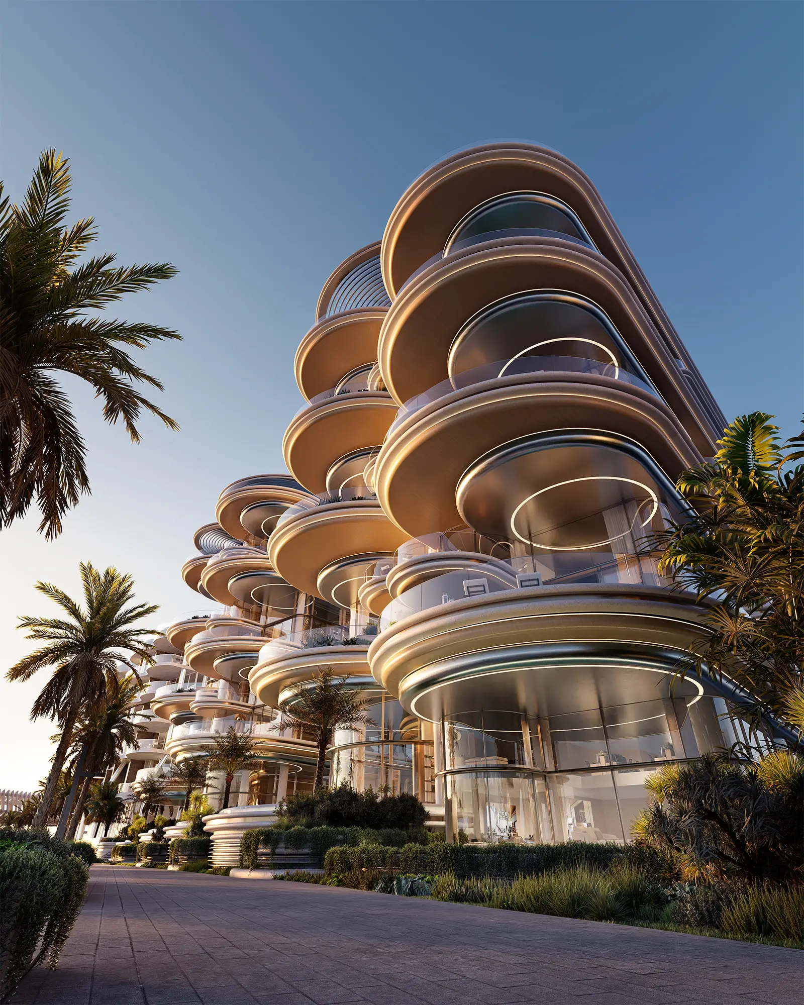 6 bed Dubai Sky Mansion Living with Panoramic Views
