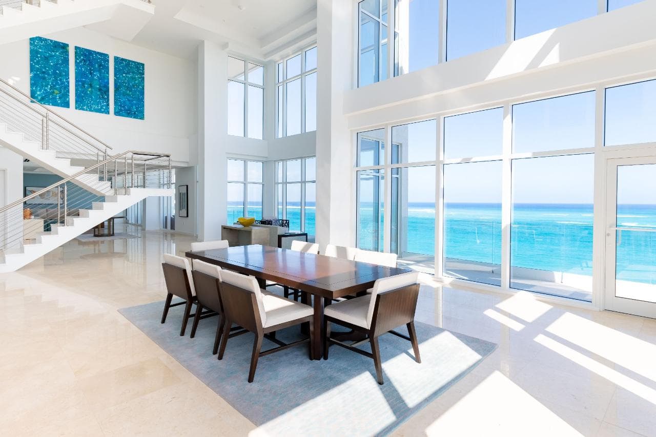 Stunning 3 Story Ritz Carlton Penthouse on Grace Bay Beach in Turks & Caicos