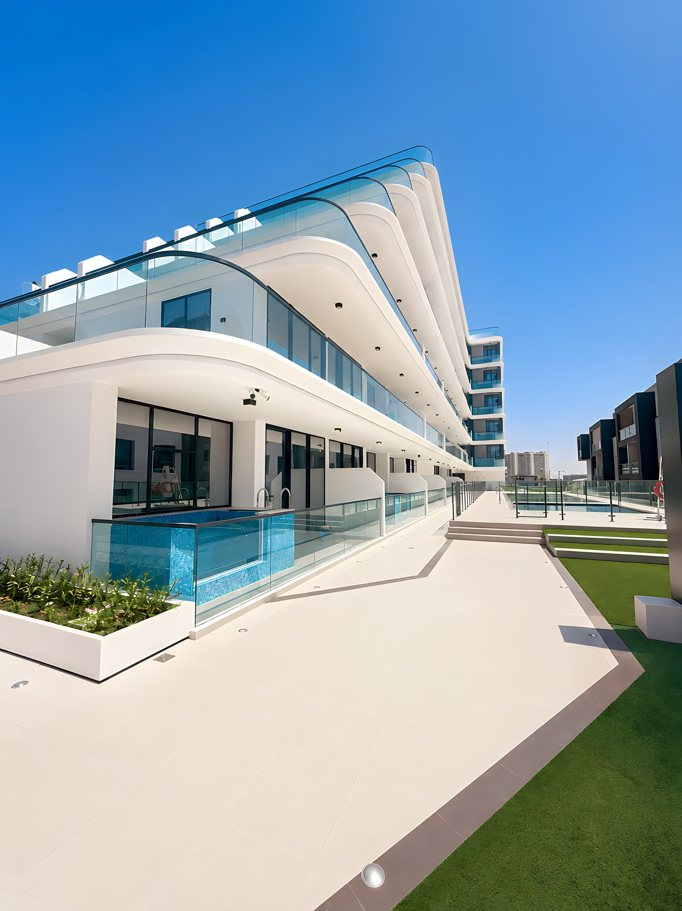 Corner 2BR | Private Pool | Large Balcony | Smart