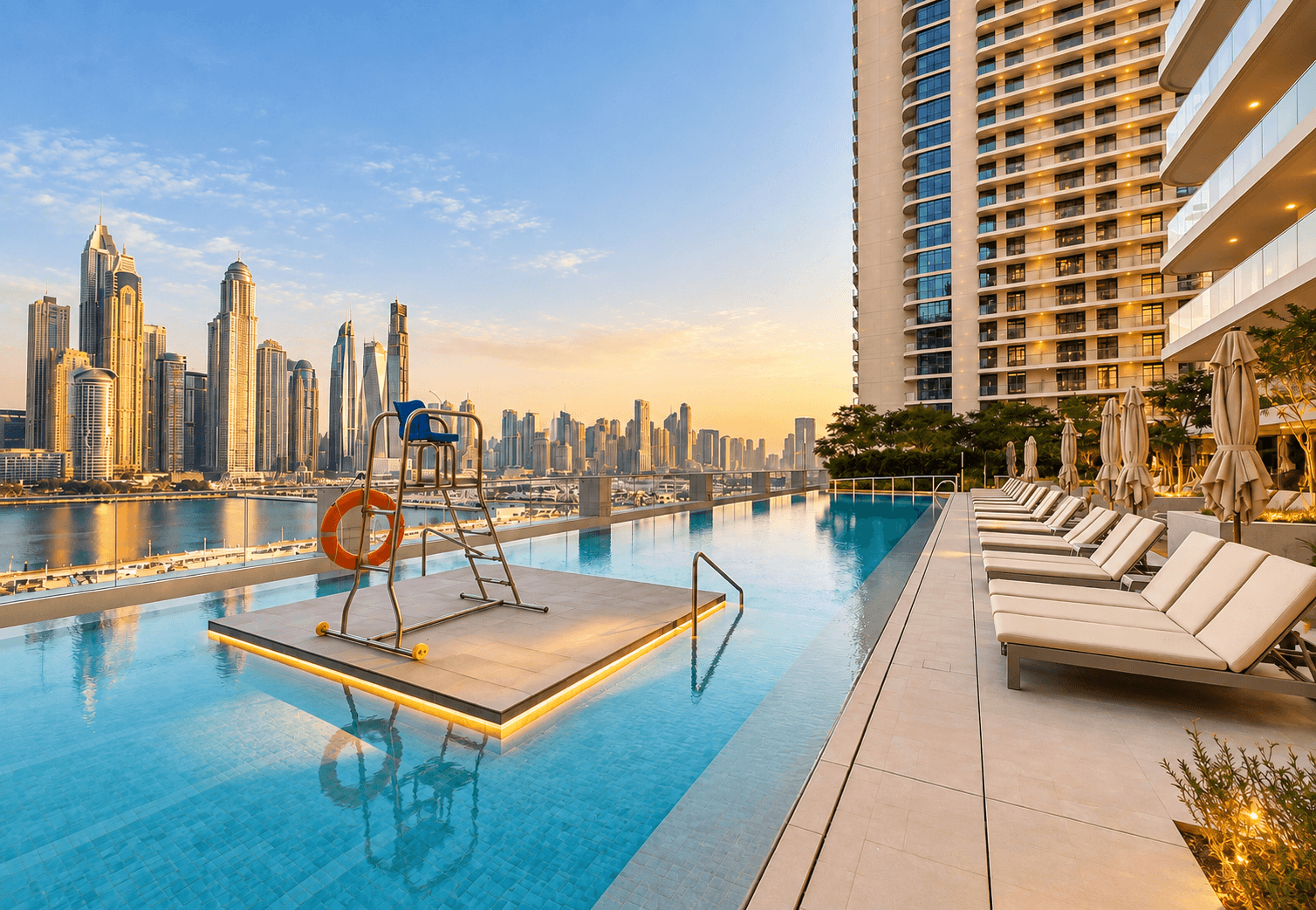 25th Floor | Marina Views | Furnished | Beach