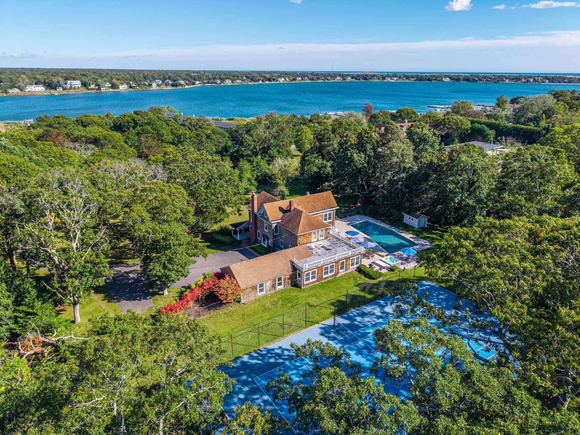 Three Acres of Parklike Seclusion in the Hamptons